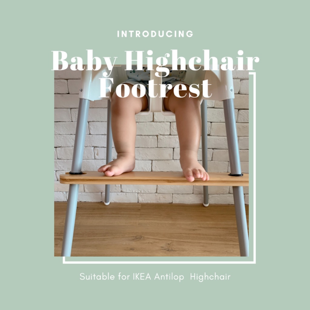 Bamboo Adjustable Footrest Suitable for IKEA Antilop Highchair