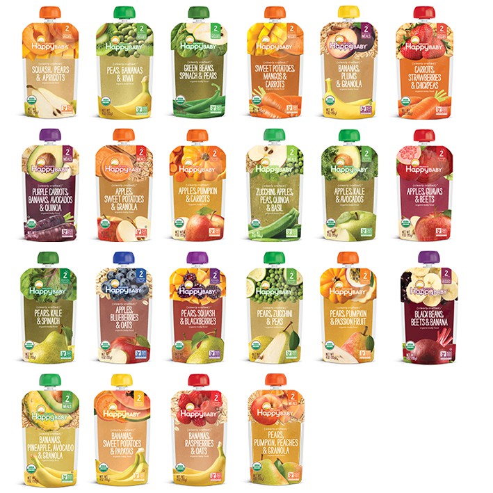 Happy baby organic baby food best sale stage 1