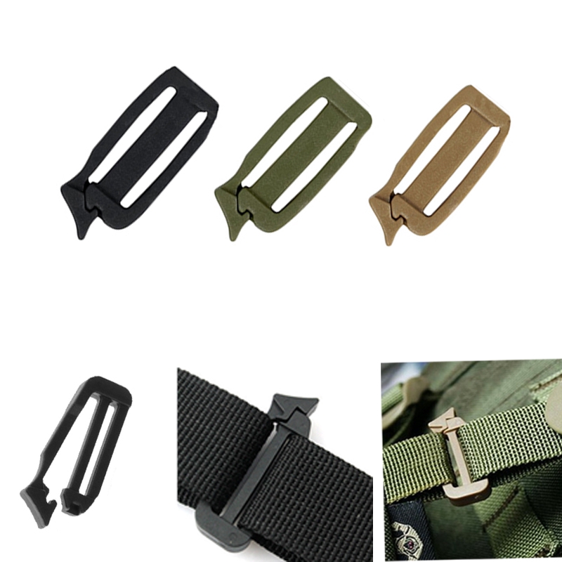 Tactical Clip Outdoor Molle Backpack Clips Webbing Buckle Clip