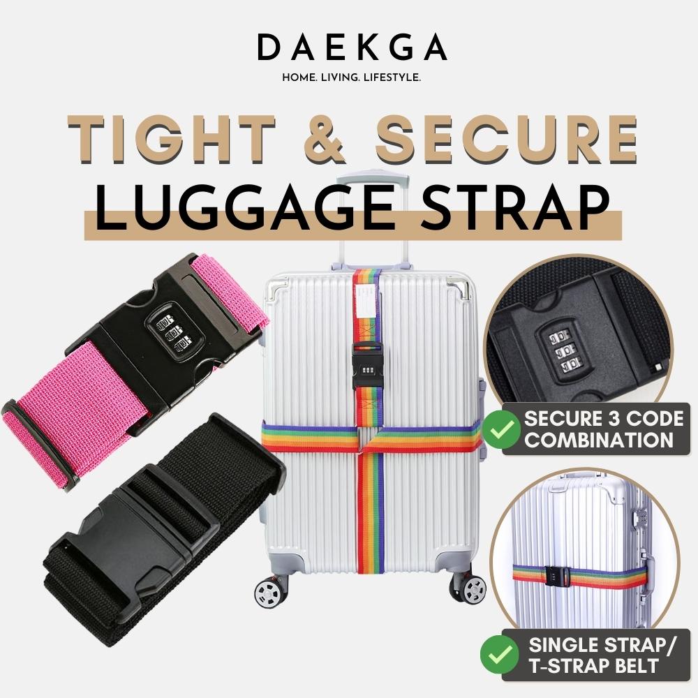 Locking discount luggage straps