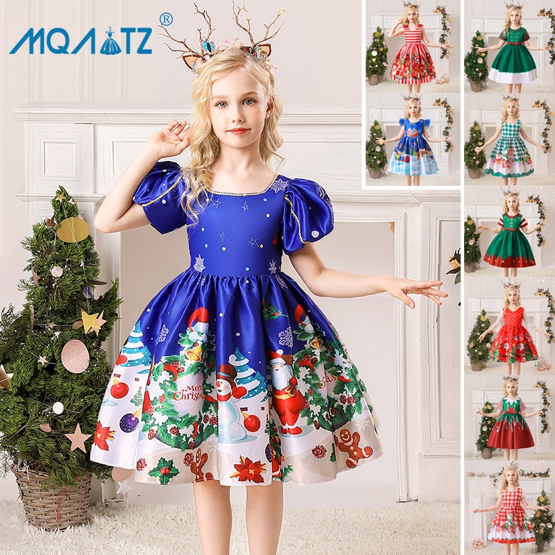 Girls velvet sale christmas dress