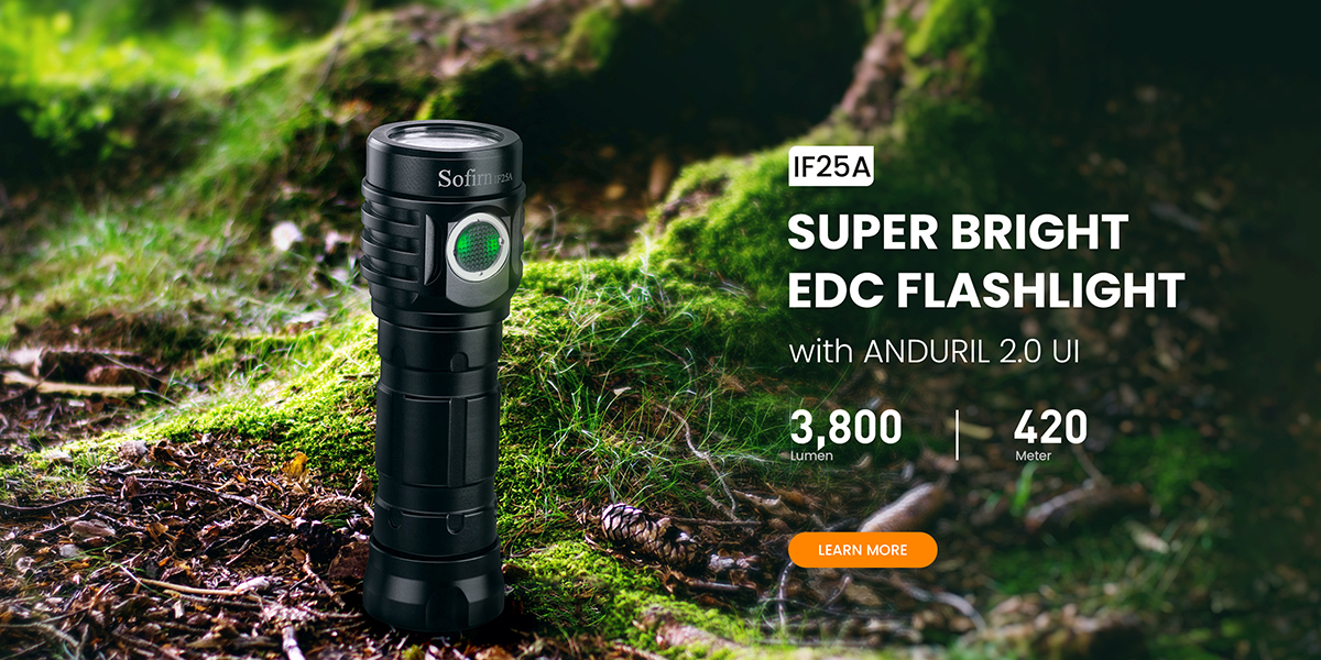 Sofirn SC29 3000 Lumens EDC Flashlight