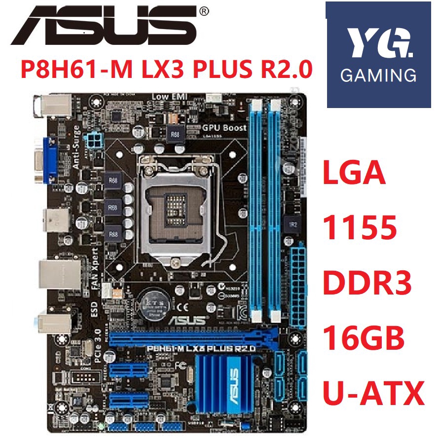 Asus p8h61m lx deals r2 0