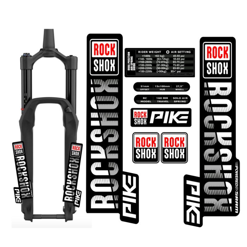 Rockshox deals pike sticker