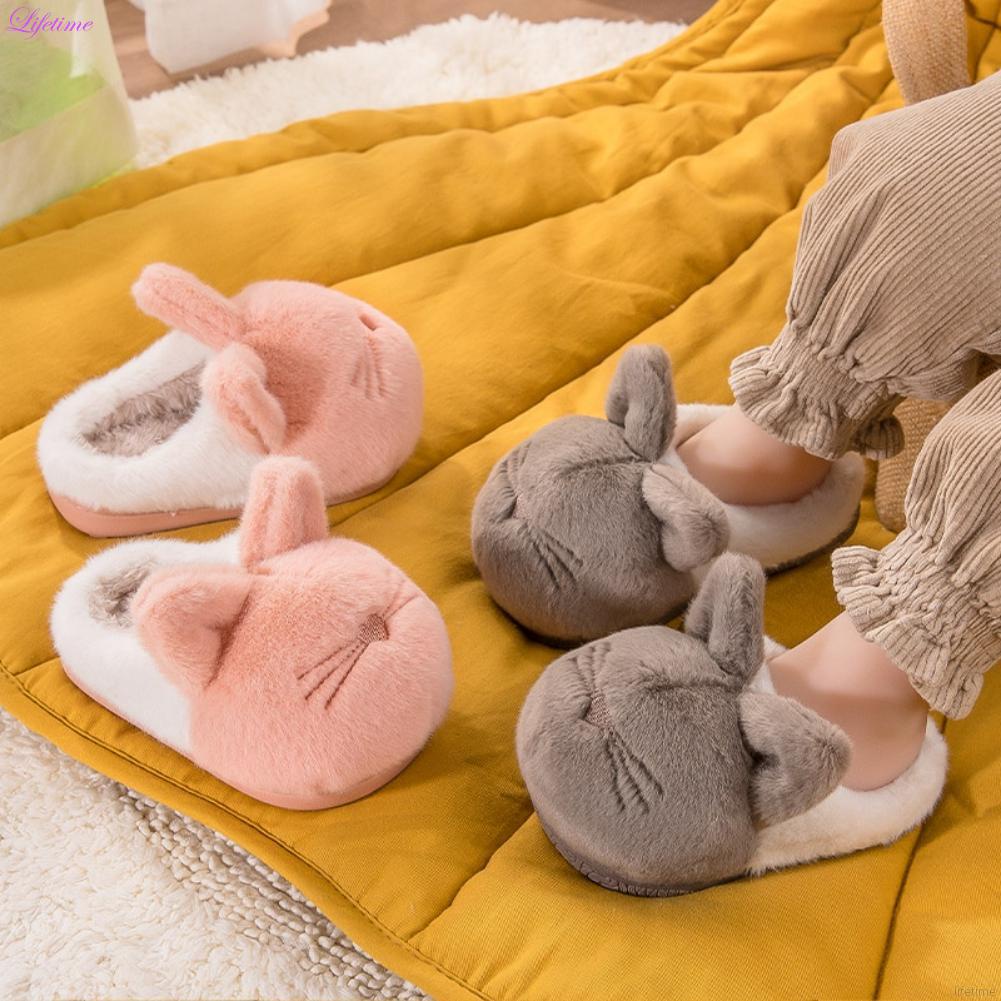 Childrens 2025 fluffy slippers