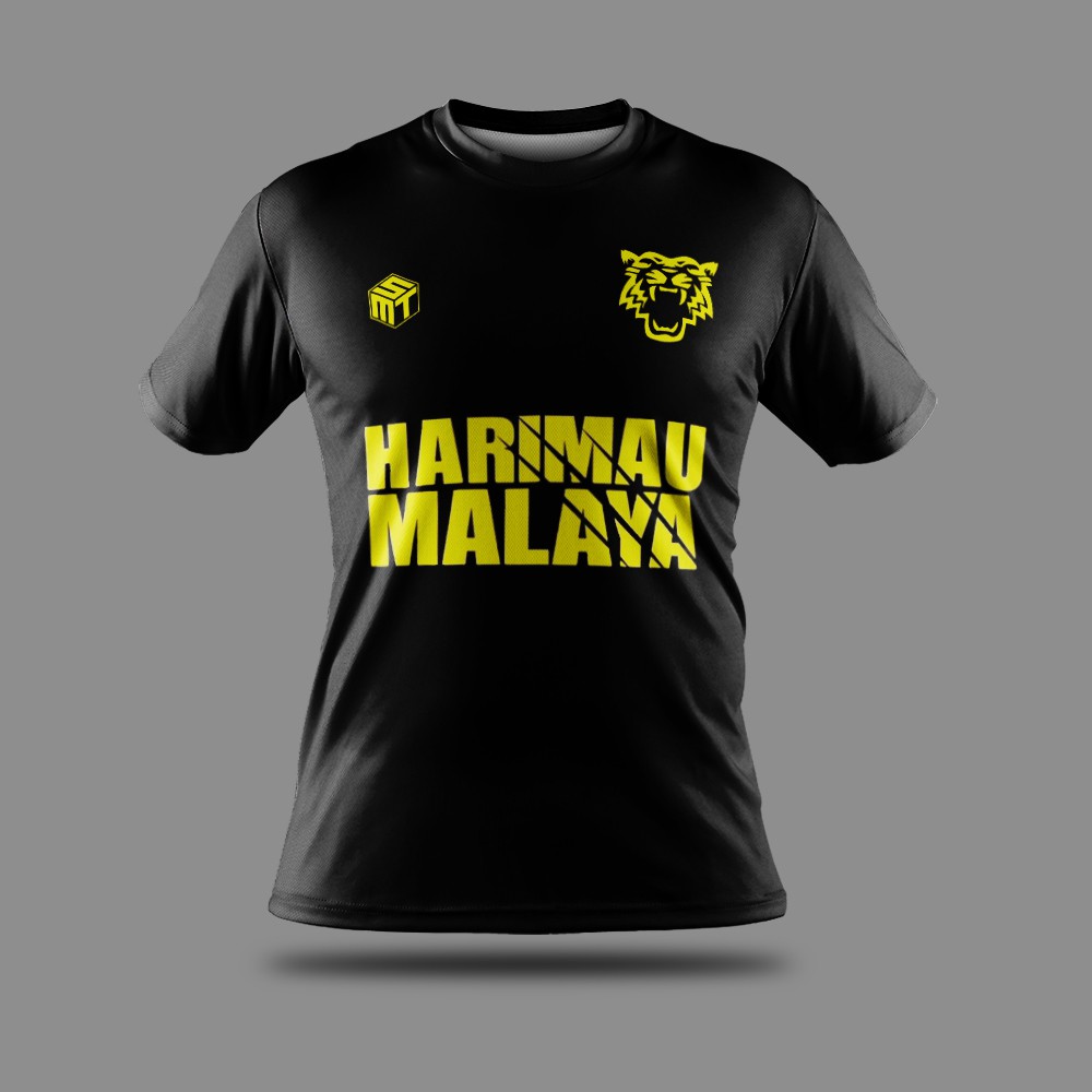 SMT] MALAYSIA ”HARIMAU MALAYA” JERSEY BLACK/GOLD – SMT Sports