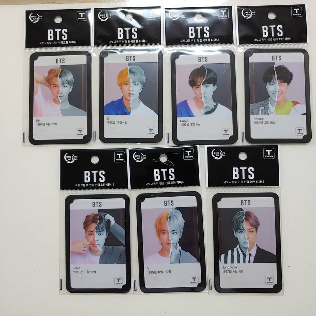 Official BTS T-money card answer ver. | Shopee Singapore