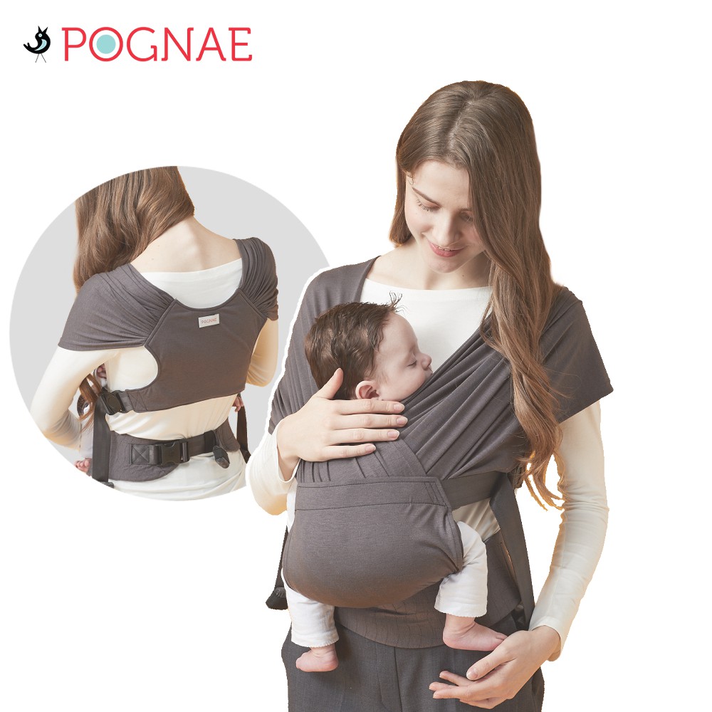 Pognae》 Step One Newborn Baby Carrier (Cotton) | Sling | Pouch