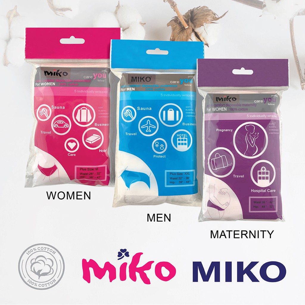 Miine disposable outlet underwear