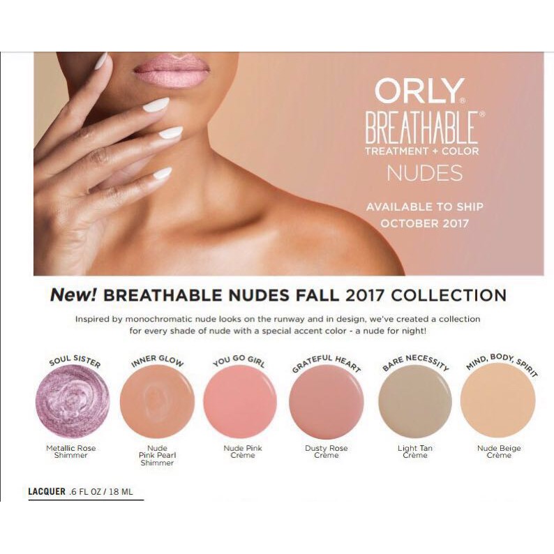 Orly New Nudes Collection Shopee Singapore