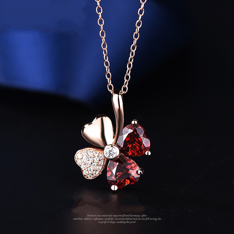 Red hot sale crystal pendant