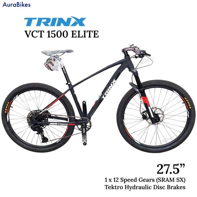 TRINX VCT1500 ELITE 27.5 Mountain Bike SRAM Tektro Trail Bicycle