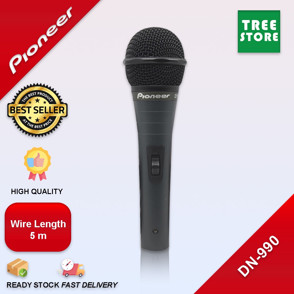 Pioneer DM 990 Microphone Professional Dynamic Microphone For