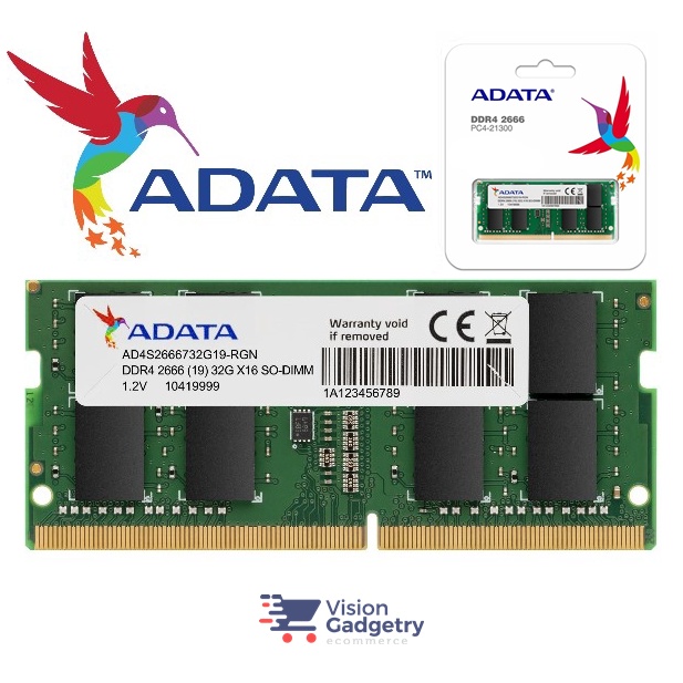 ADATA 8GB, DDR4, 3200MHz (PC4-25600), CL22, DIMM Memory at