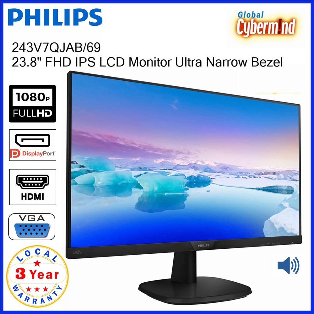 Philips 243V7QJAB/69 23.8