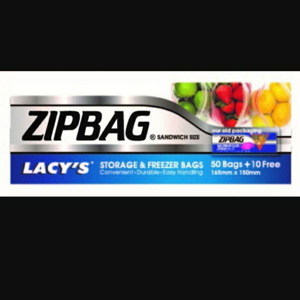 Lacys Zipbag Storage & Freezer Bags - Jumbo