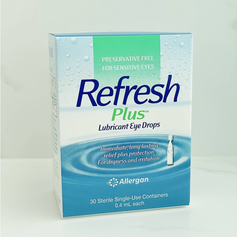 Allergan Refresh Plus Lubricant Eye Drops 0.4ml