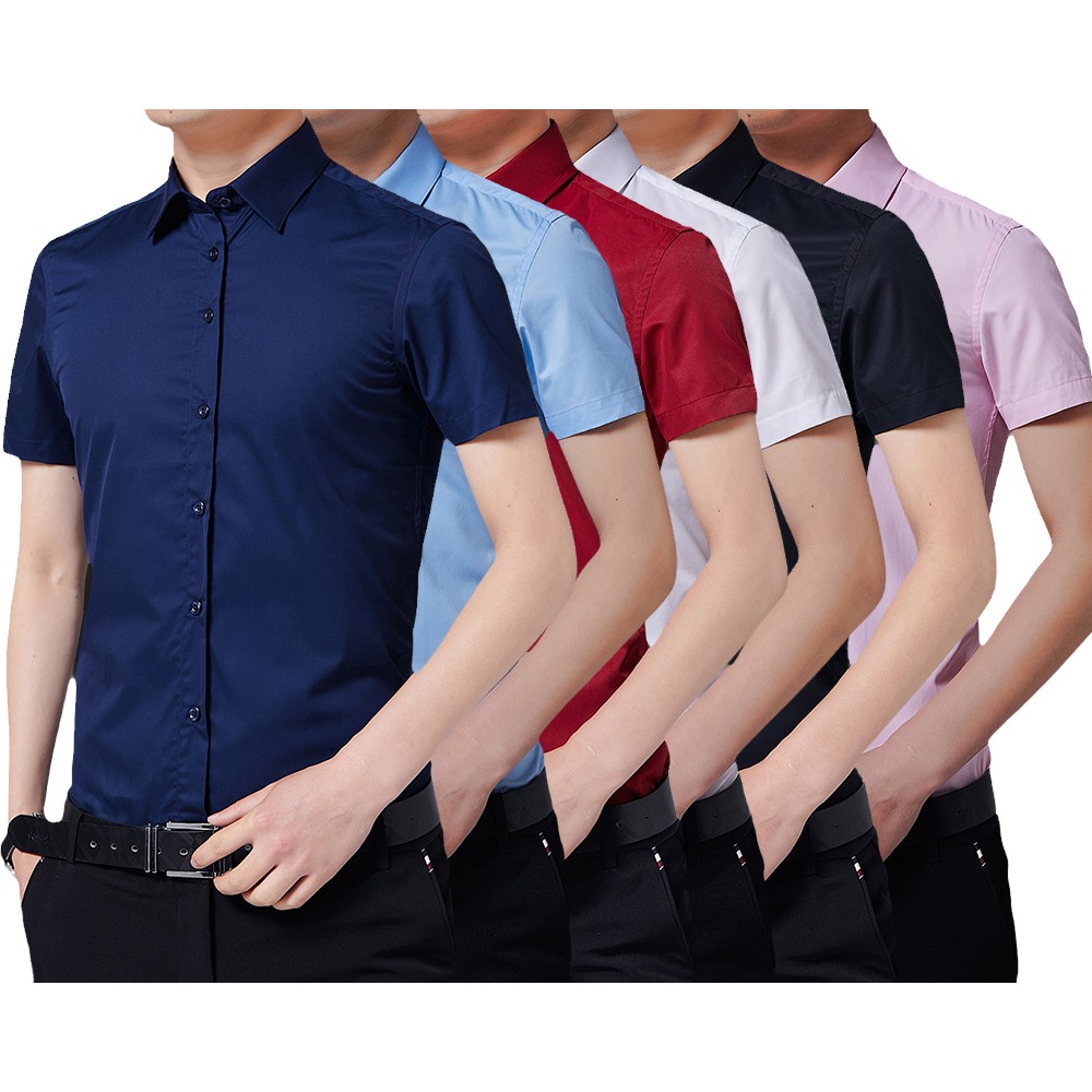 Mens formal short sleeve on sale shirts