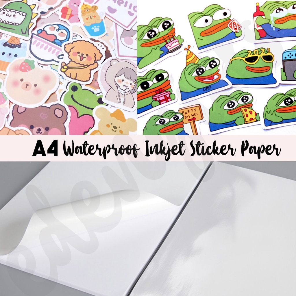 20/40pcs Cute Frog Stickers Small Self-Adhesive Decals for Photo