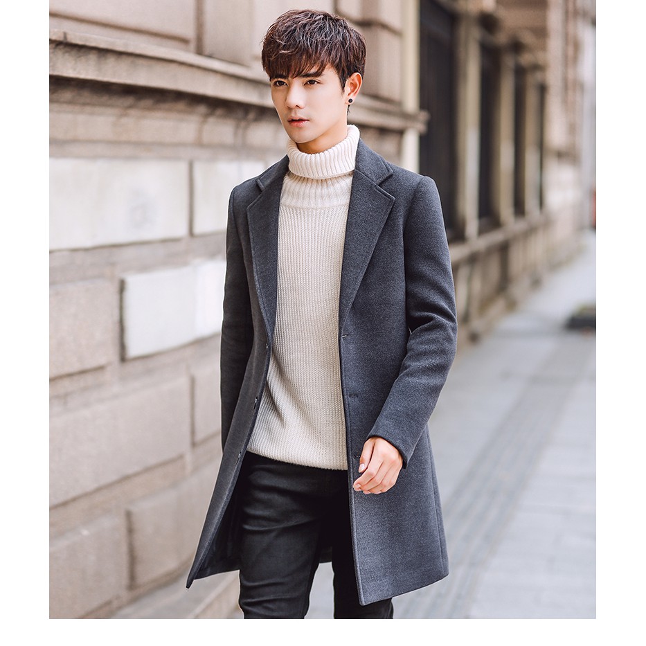 Mens on sale collar coat