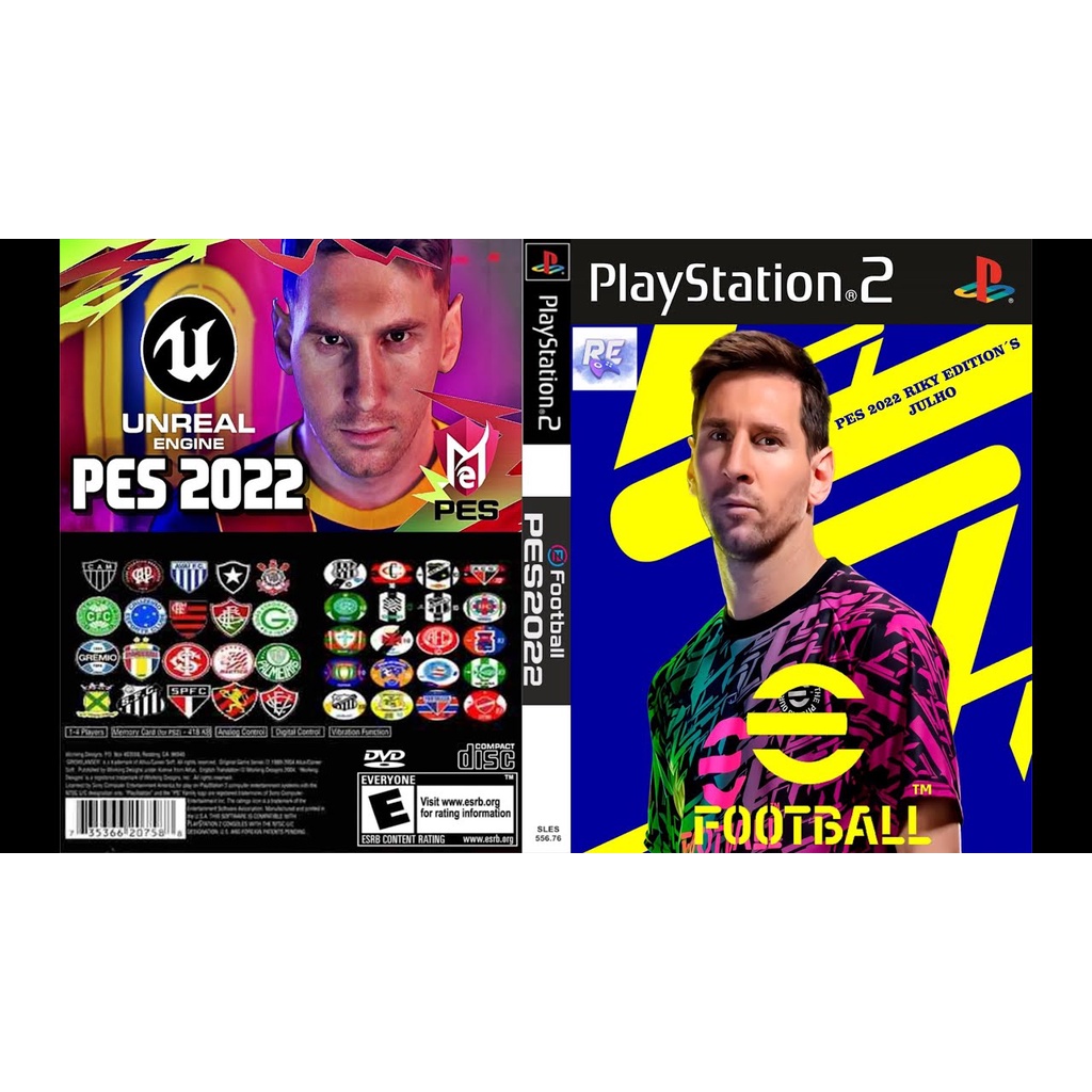 MM Patch - eFootball PES 2022 PS2 ISO Free Download All In
