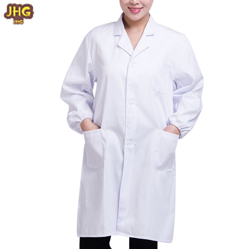 White lab store gown