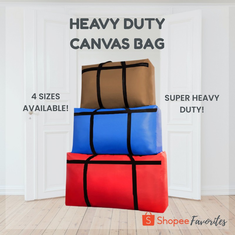 Large canvas storage bags hot sale