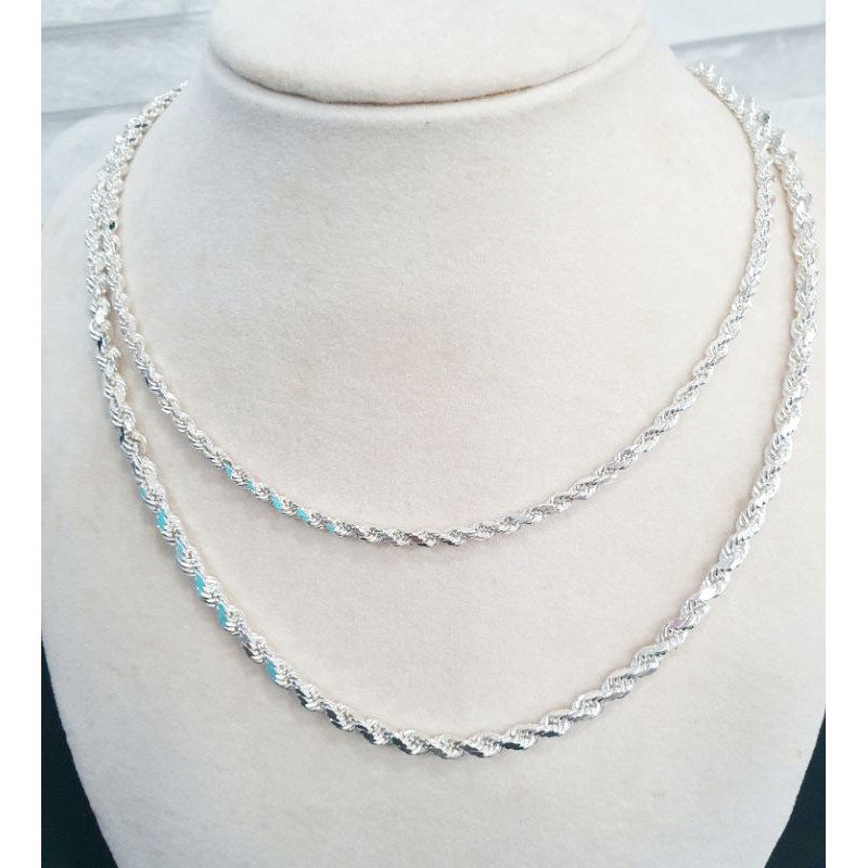 Pure silver hot sale chain price