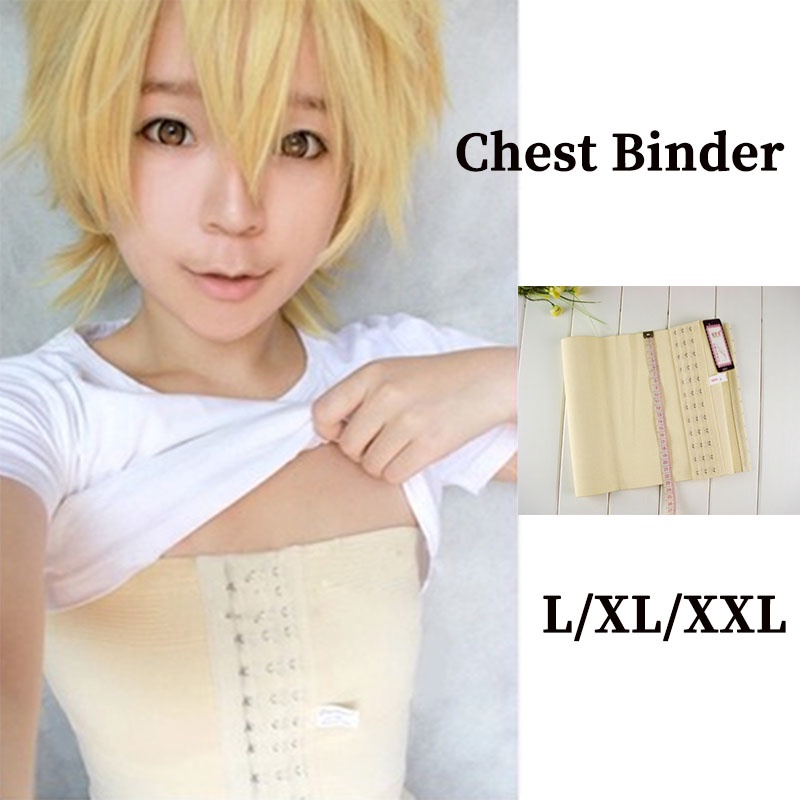 Women Breathable Strapless Chest Binder Trans Tomboy Breast binder