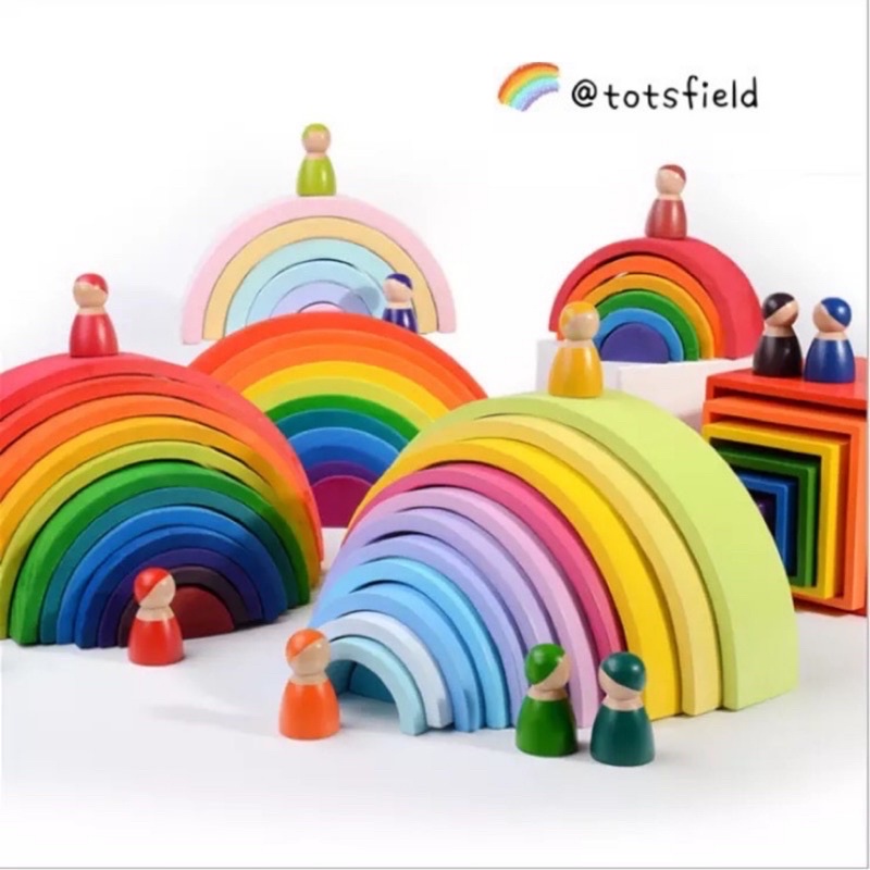 Rainbow montessori hot sale toy