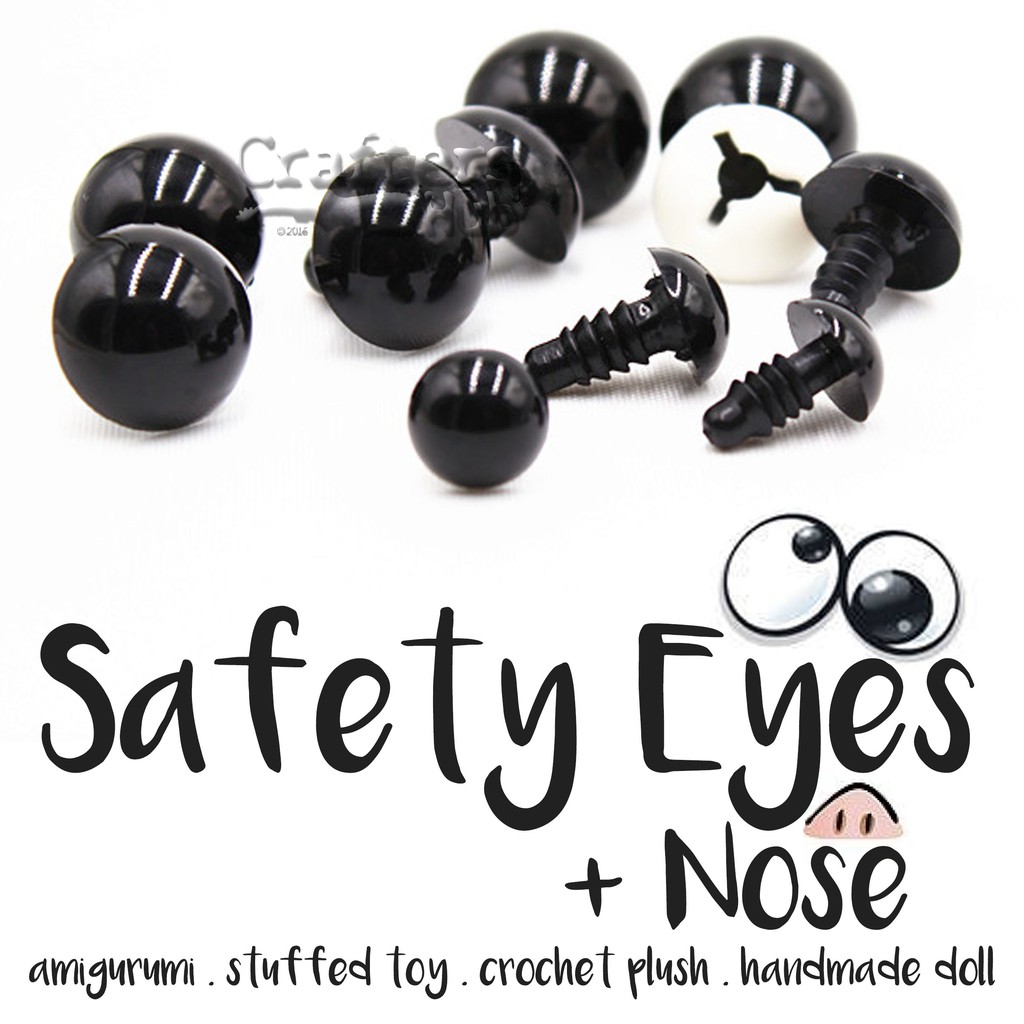 5 pairs / 10 pairs Oval Safety Eyes for amigurumi stuffed toy crochet plush  handmade doll kids craft