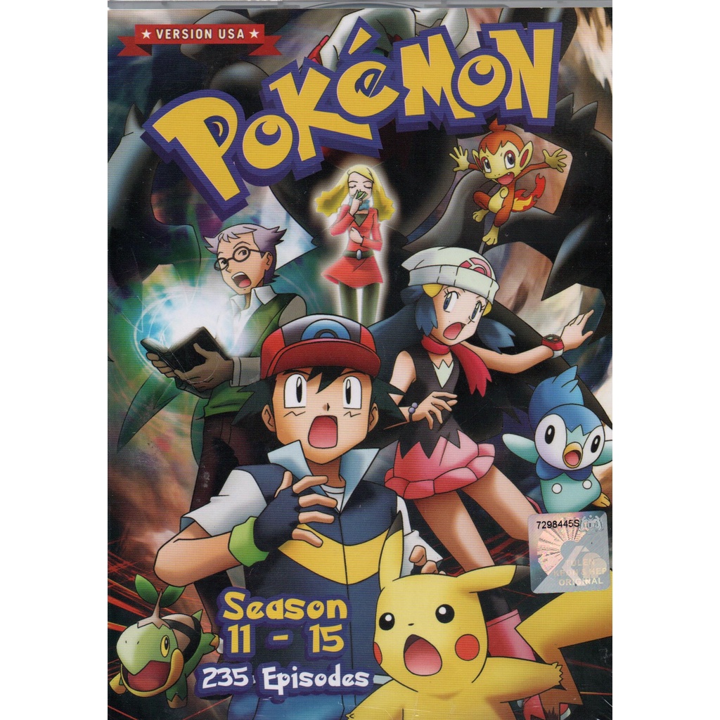 Anime DVD Pokemon Complete Series Season 11-15 Vol.1-235 End (USA Version)  | Shopee Singapore