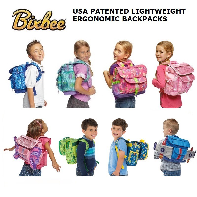 Bixbee Kids Backpack Size chart