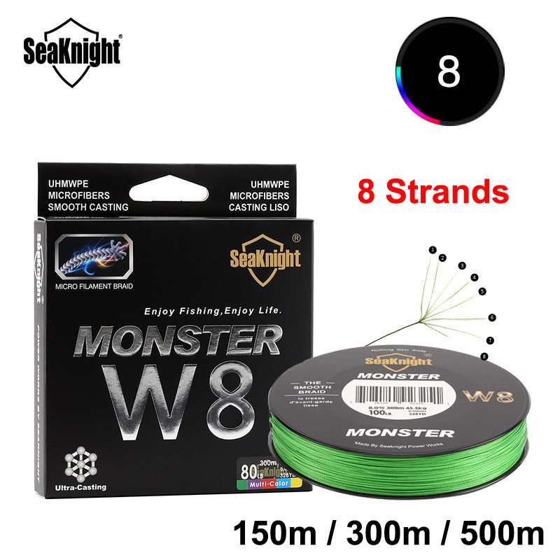 SeaKnight Monster/Manster W8 150M/300M/500M 8 Strands Fishing