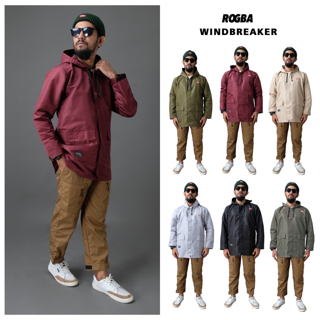 Men deals windbreaker outfit