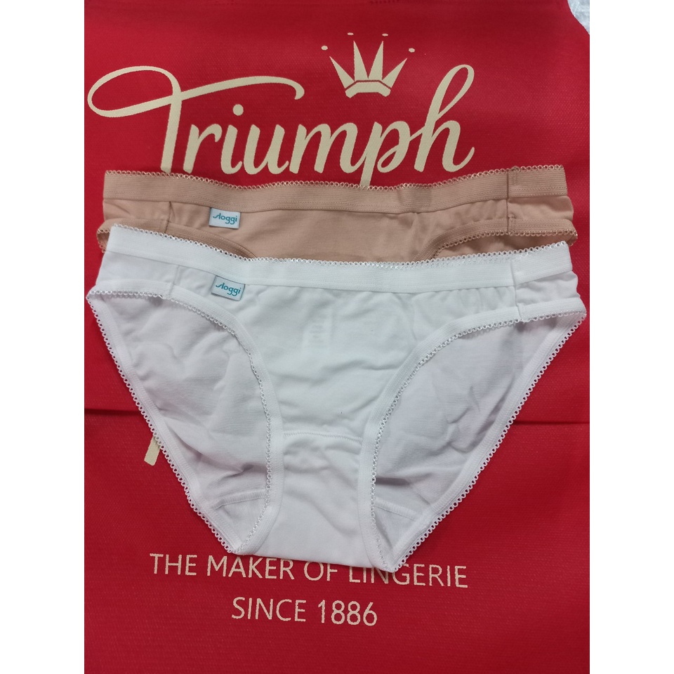 Triumph MINI09 Underwear In White, Cream, Pink size M, L