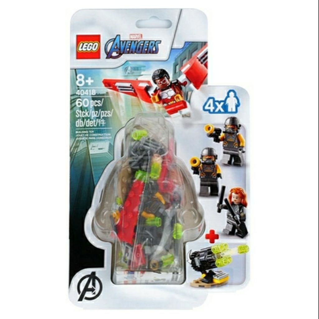 Lego avengers falcon and black widow team discount up