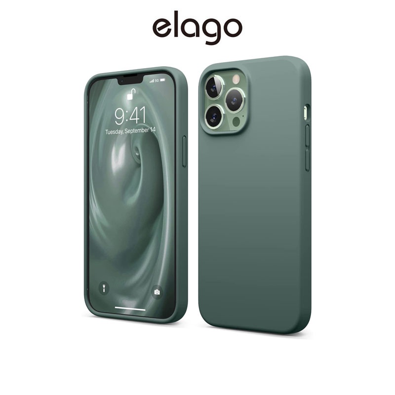 elago Compatible with iPhone 15 Pro Case, Liquid Silicone Case, Full Body  Protective Cover, Shockproof, Slim Phone Case, Anti-Scratch Soft Microfiber