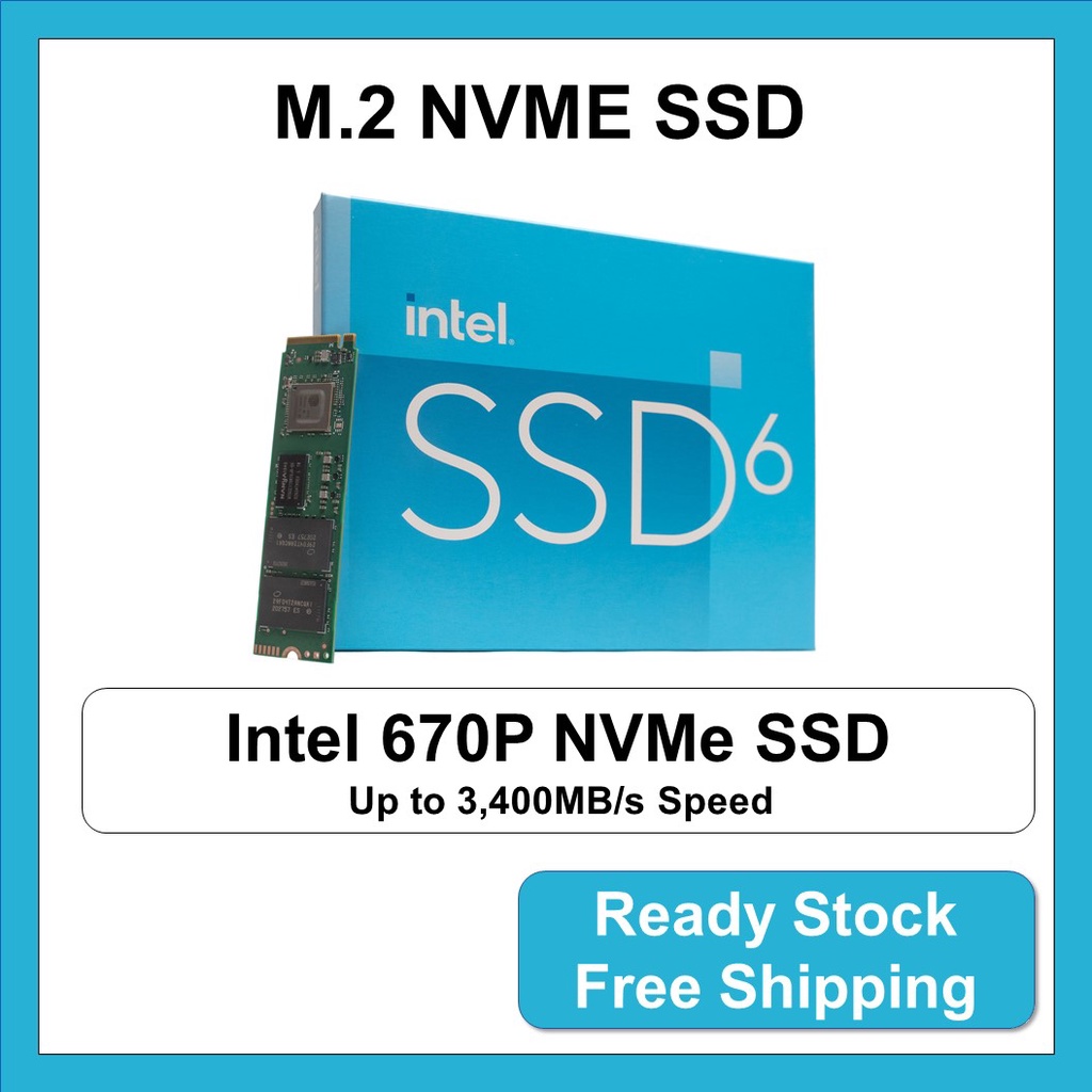 SSD 1TB】Intel 670p M.2 NVMe w/ヒートシンク 1-