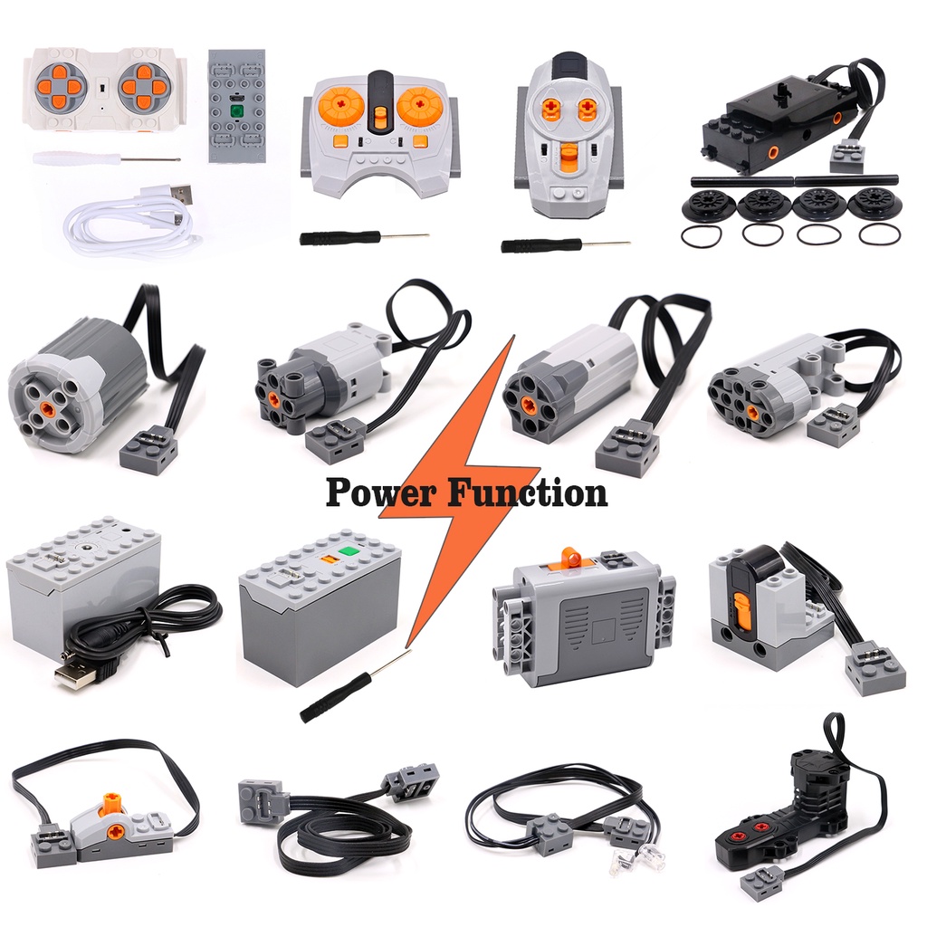 Compatible with Lego Technic Motor Remote Control Power Functions