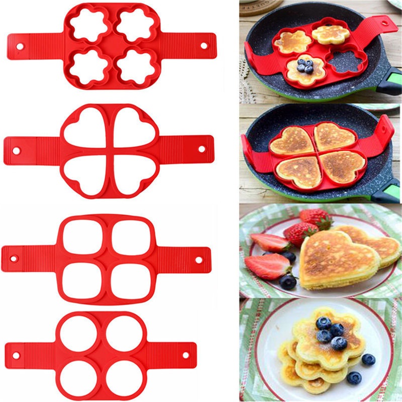 Cooking Tools Silicone Pancake Mold Egg Molds for Frying - China