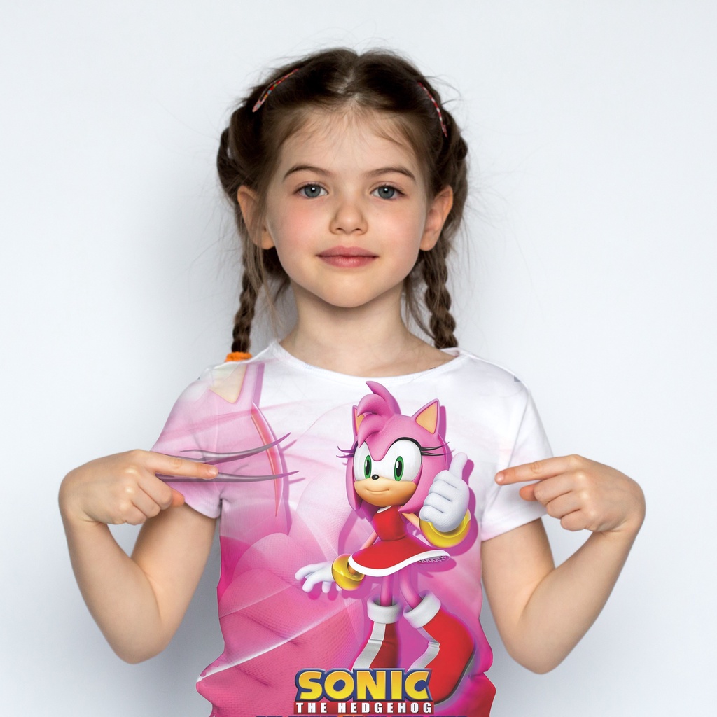 Amy Rose Pink Sonic Costume, Kid's Costume, Toddler's Costume