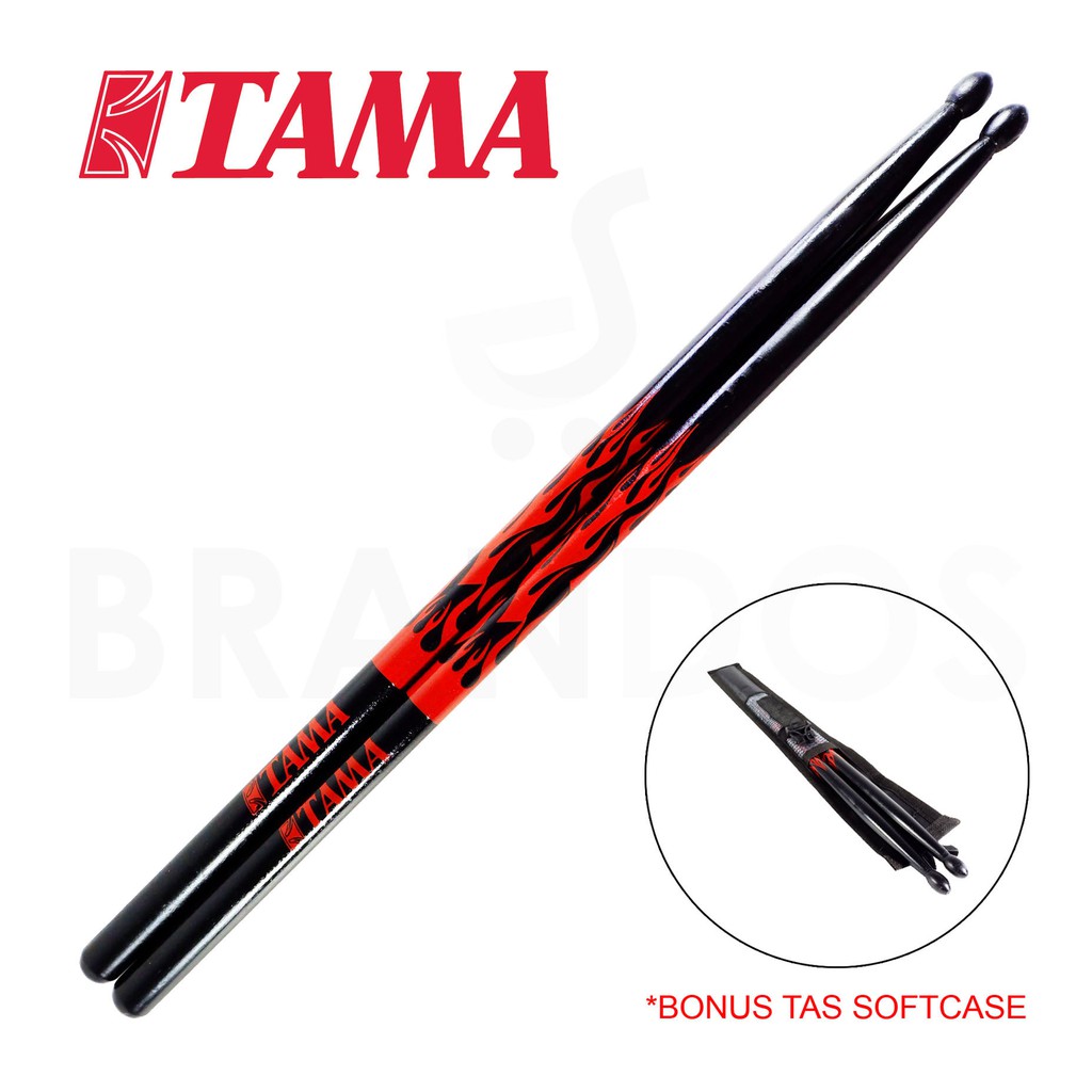 Tama Fire Drum Stick BONUS Softcase Bag STKD 13 Drum Stick