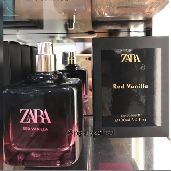 Zara red vanilla online perfume 100ml