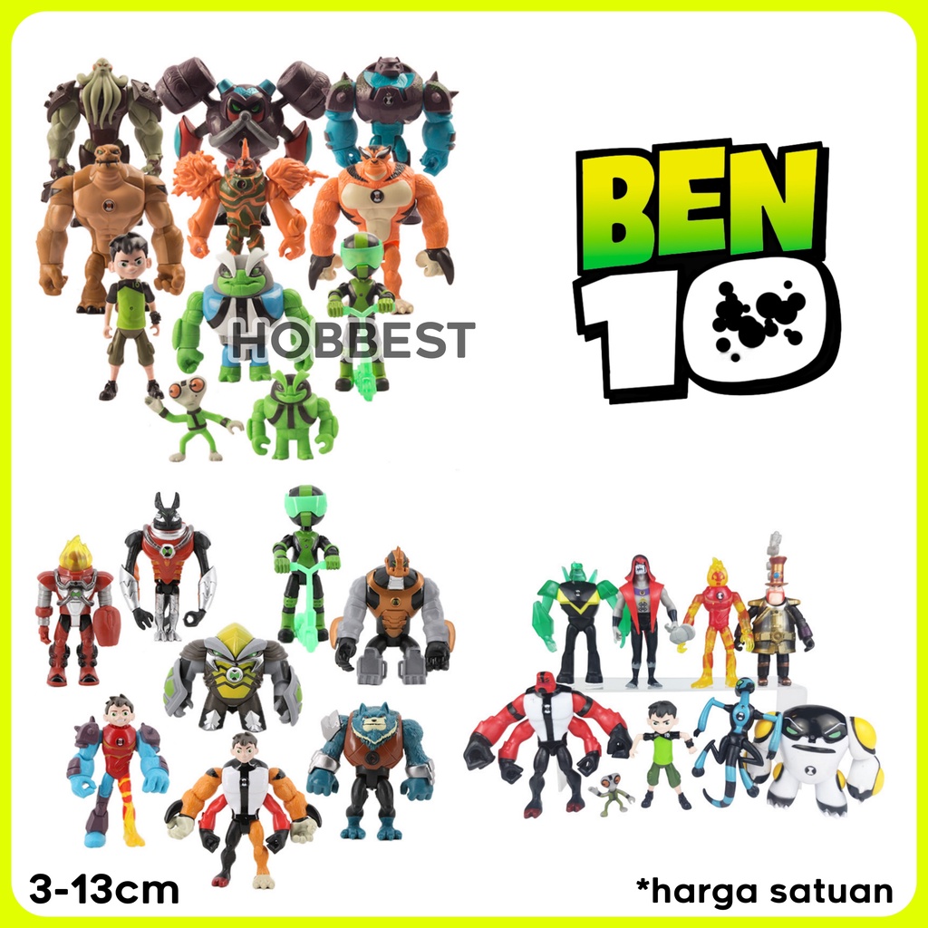 Action Figure Ben 10 - Miniature Toy Display Cake Topper Alien Monster  Force Ben Ten | Shopee Singapore