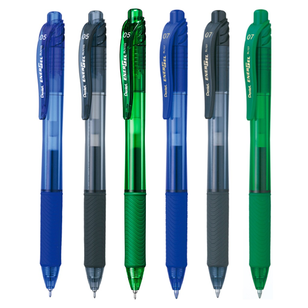 Pentel EnerGel-X Retractable Gel Roller Pen (0.5mm & 0.7mm