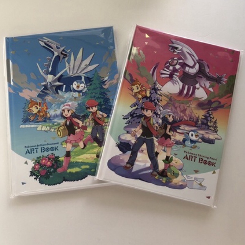 Pokemon Diamond & pearl & Legends Arceus Art book set Pokemon center Japan  NEW