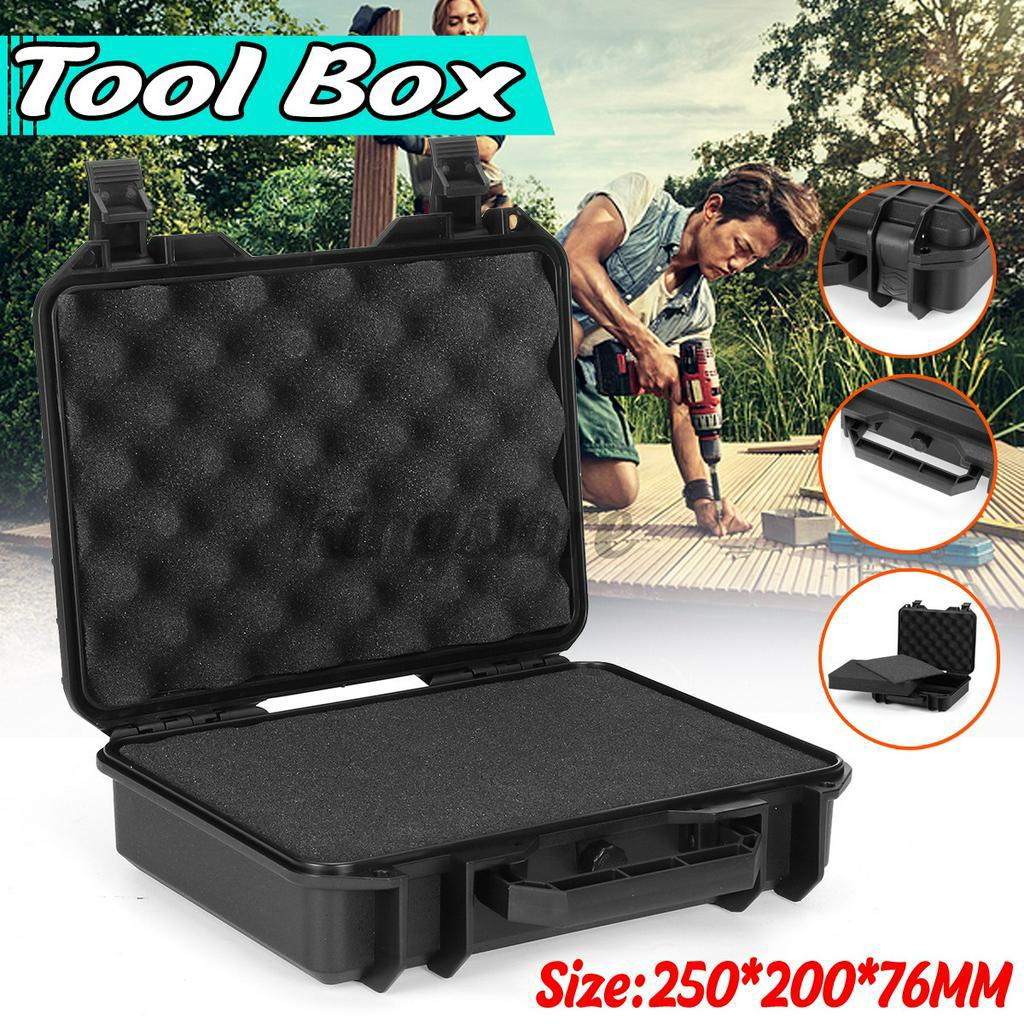 Waterproof Hard Carry Case Tool Kits Impact Resistant Shockproof Storage Box  Safety Hardware toolbox with Foam