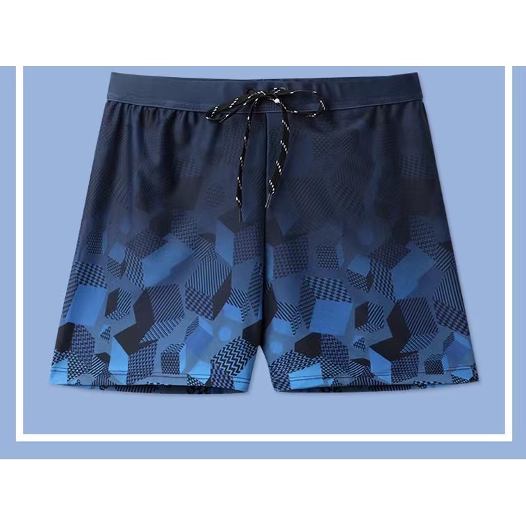 Mens blue hot sale swim shorts