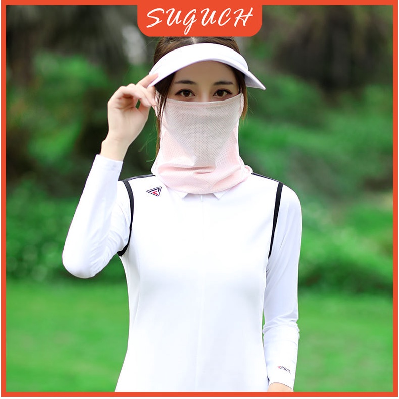 PGM Outdoor Sports Quick Dry Neck Ice Silk Mask Face Sun Protection UV  Blocking Golf Sunscreen Face Mask